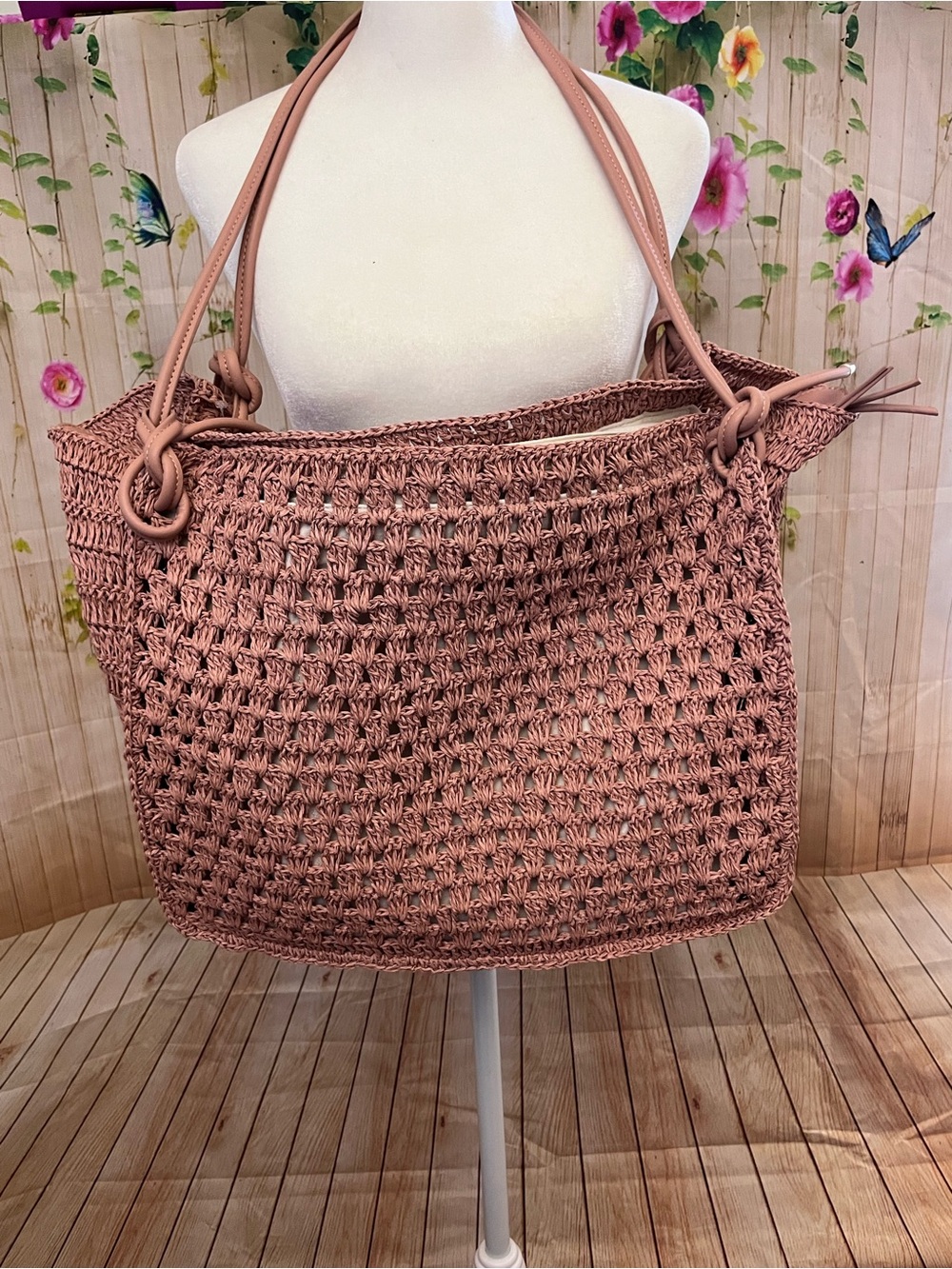 Dolce Vita Ravello Raffia Shoulder Bag - Picture 13 of 16